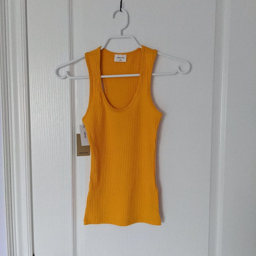 Kelly Ribbed Racerback Tank